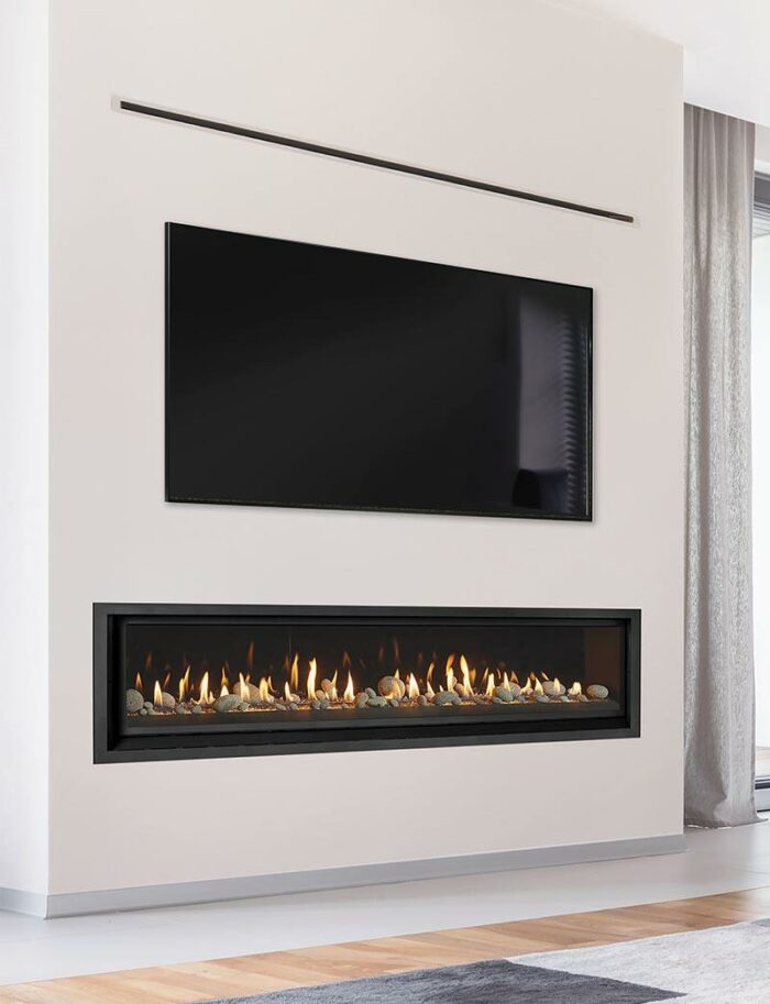 Lopi Premium ProBuilder 72 GS2 gas fireplace - Abbey Fireplaces