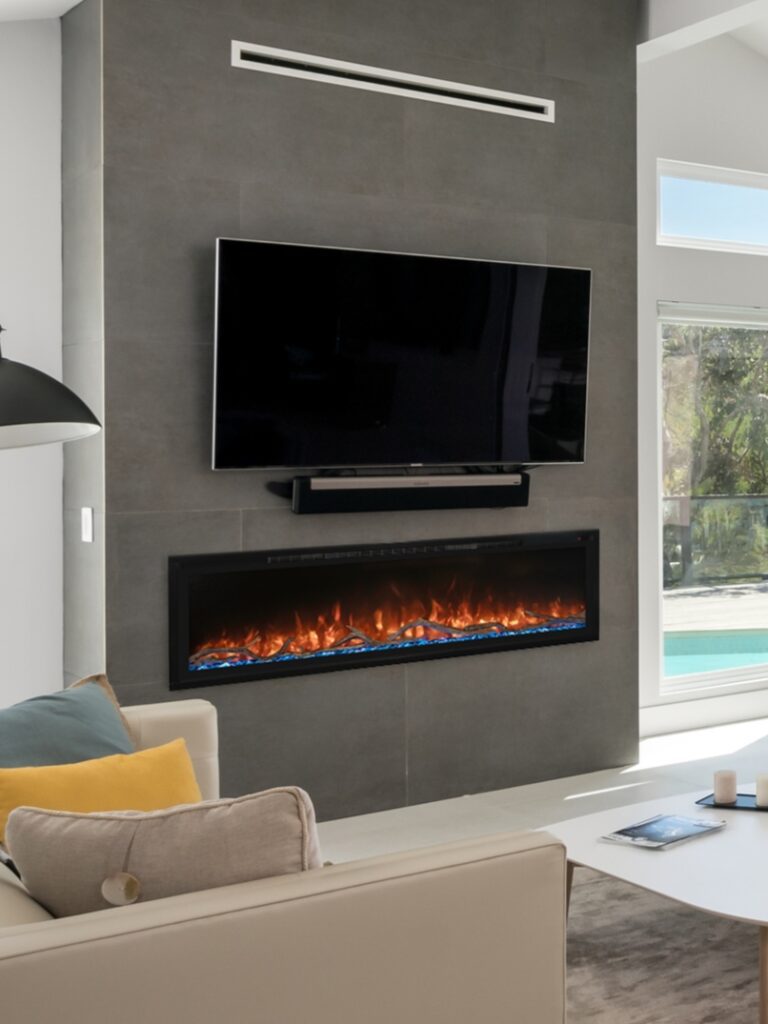 Modern Flames Spectrum Slimline 74 electric fireplace Abbey Fireplaces